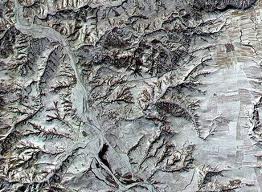 Image of the Great Wall from a satellite